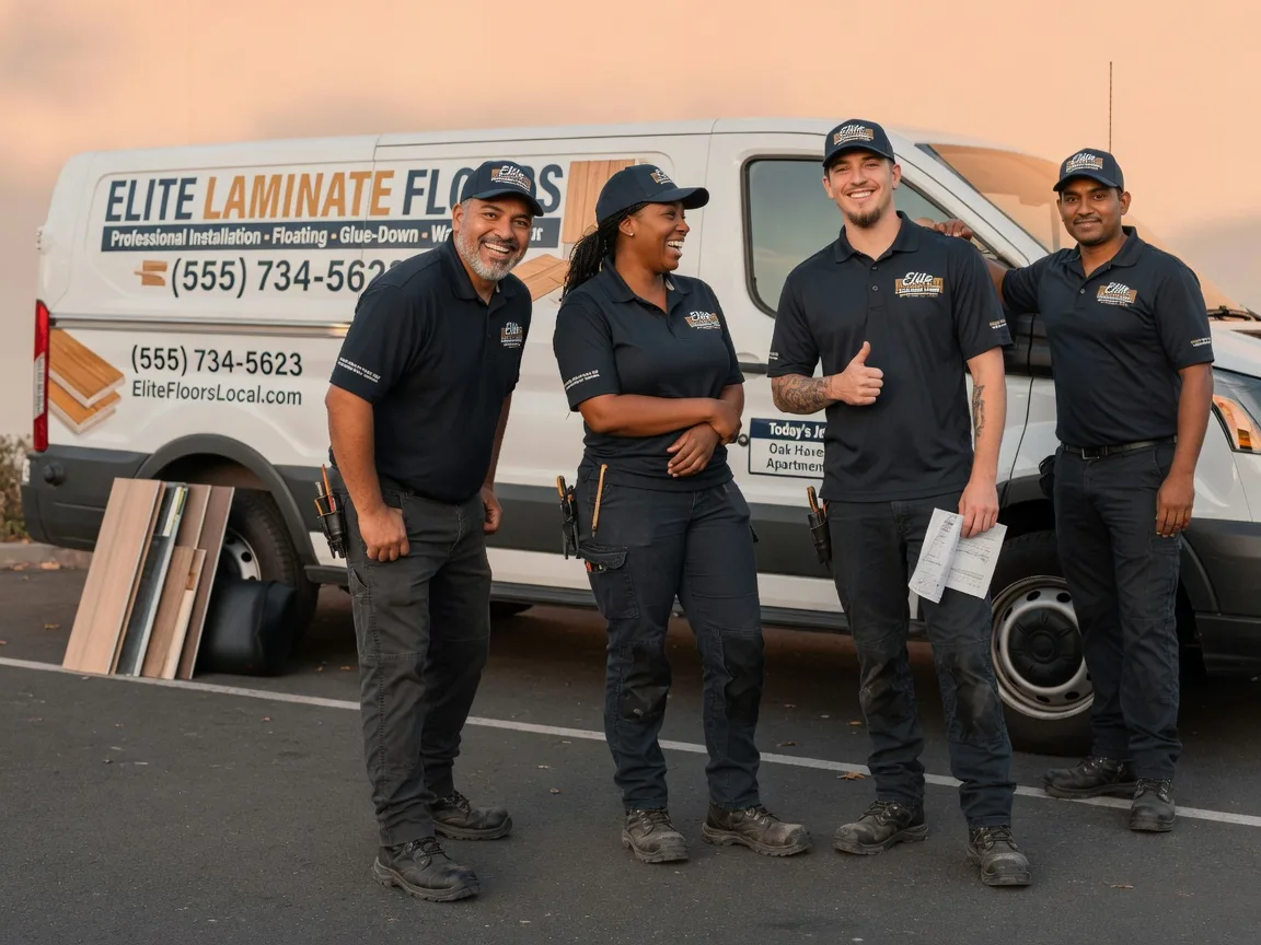 Laminate flooring installation company in Brooklyn, IA